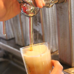 One of TK beers on tap