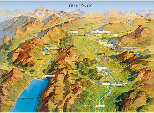 Lake Garda and the TrentoDOC wineries